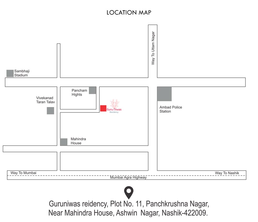 Location Map Guruniwas Residency