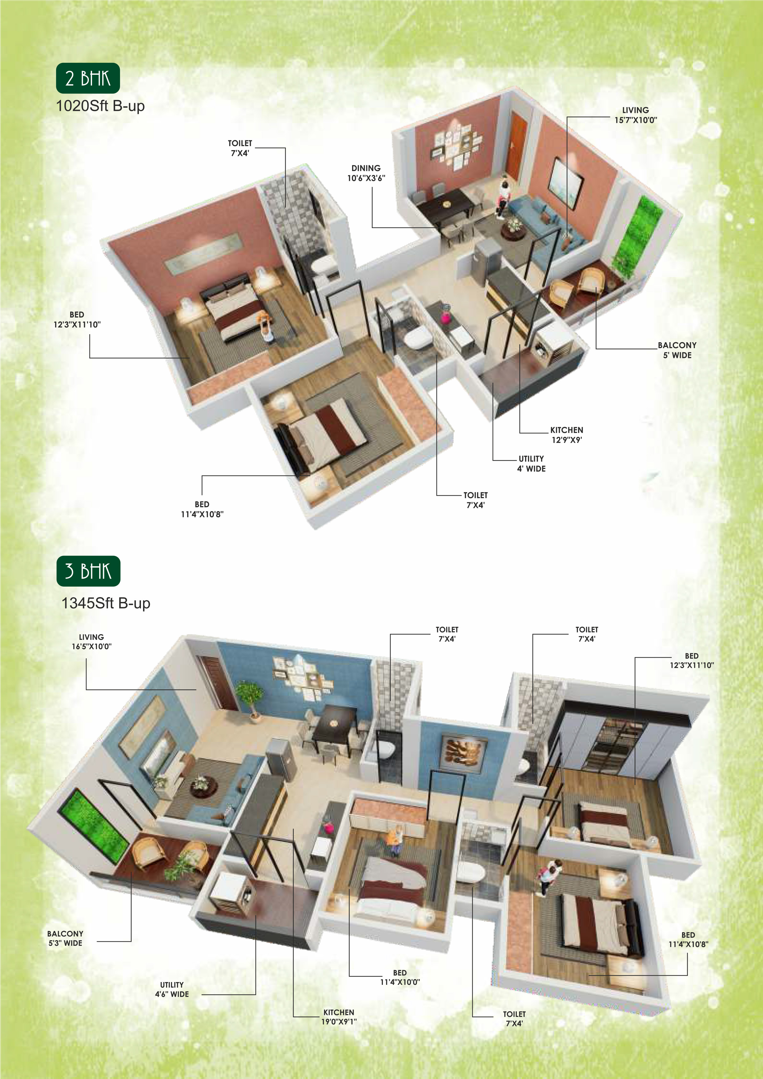 Typical Flat Upper View Shreya Residency